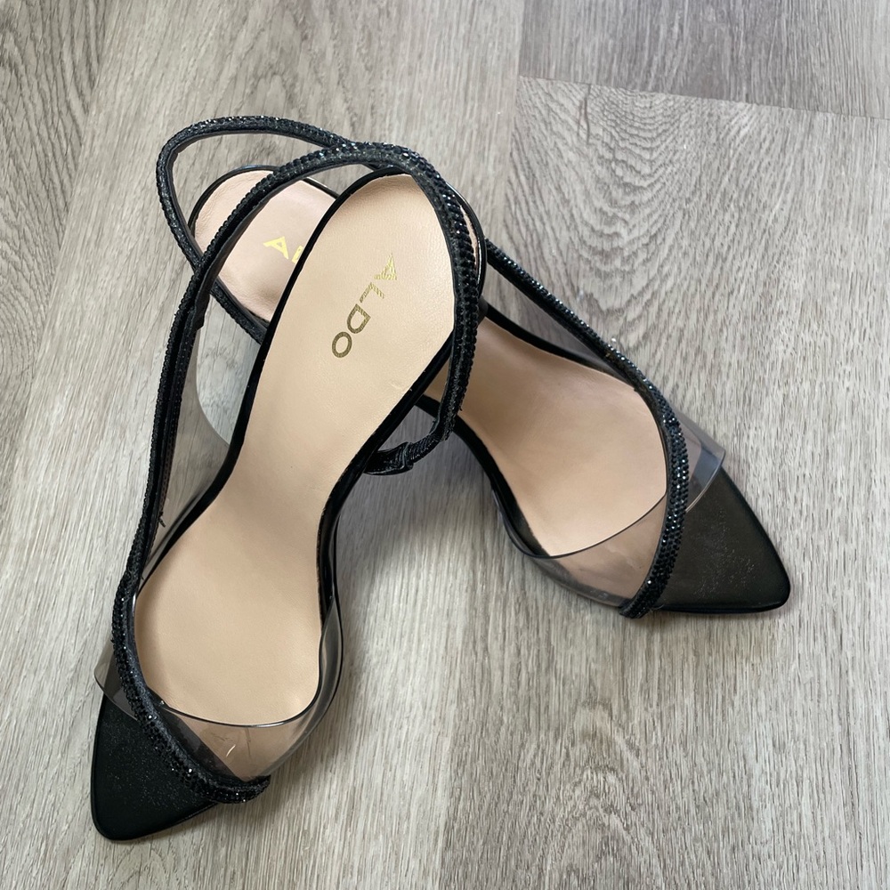 Black Aldo Heels
